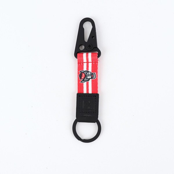 Thread® Red Stripe Keychain Clip wi